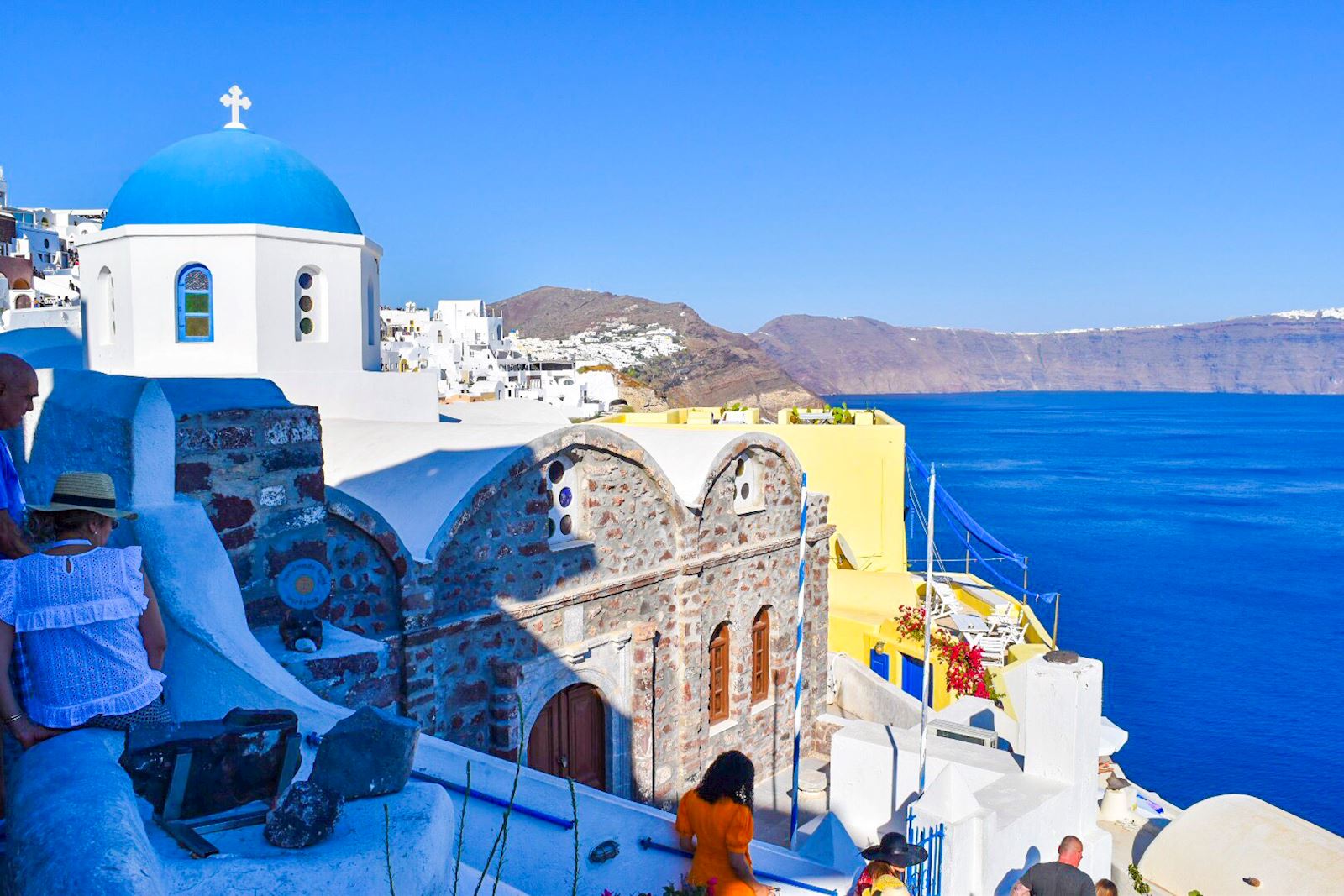青と白の天国ギリシャ サントリーニ島